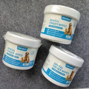 PET Dental Finger Wipes for Cats and Dogs 50 pc Free Shipping!!